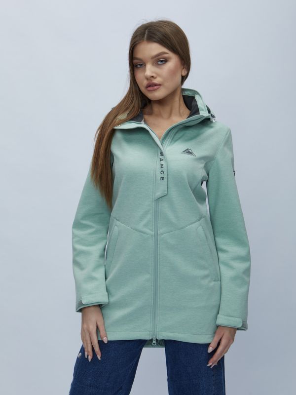 Women's parka MTFORCE spring turquoise 22206Br